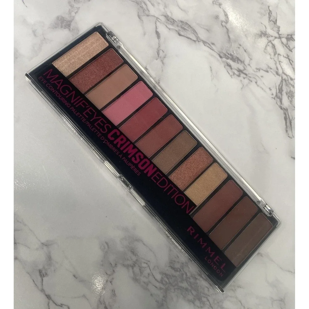 Rimmel‎ Magnif'eyes Crimson Edition Eyeshadow Palette Shimmer Matte